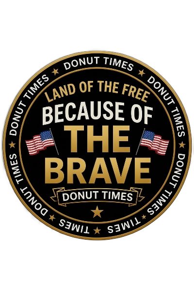 Because of the Brave Decal