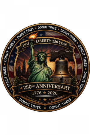 Miss Liberty 250 - Design B (Free Window Decal)