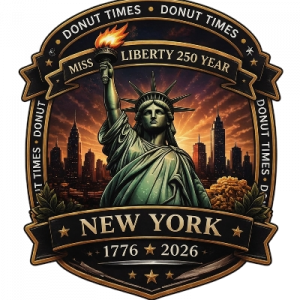 Miss Liberty 250 - Design C (Free Window Decal)